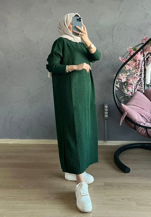 Long sleeve Maxi Knitted Dress - Arya